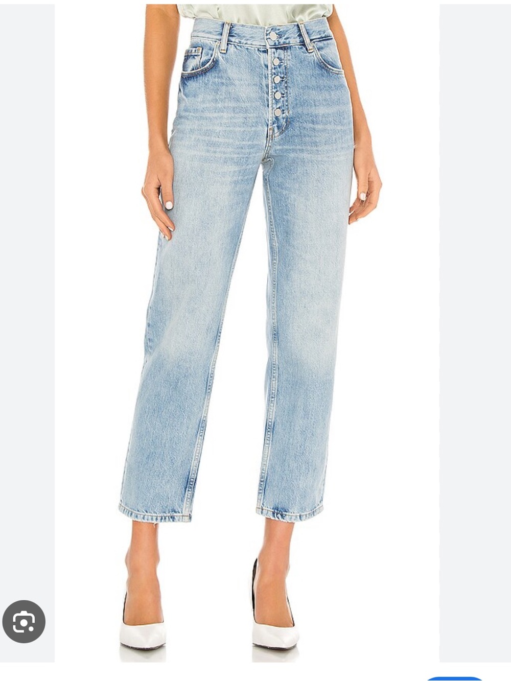 ANINE BING JEANS Straight-Leg Jeans